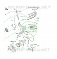 D&Eacute;MARREUR pour Kawasaki KLF300 1996