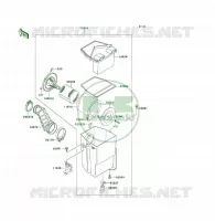 FILTRE A AIR pour Kawasaki KLF300 1996
