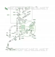 MAITRE CYLINDRE AV pour Kawasaki KLF300 1996