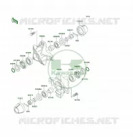 MOYEU AVANT pour Kawasaki KLF300 1996