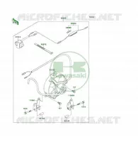PIECE EN OPTION(VENTILATEUR) pour Kawasaki KLF300 1996