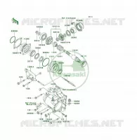 PIGNON CONIQUE AVANT pour Kawasaki KLF300 1996