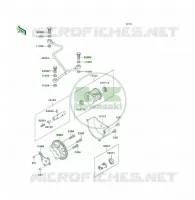 POMPE A HUILE/FILTRE &Agrave; HUILE pour Kawasaki KLF300 1996