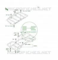 PORTE BAGAGE (S) pour Kawasaki KLF300 1996