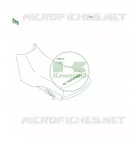 SELLE pour Kawasaki KLF300 1996