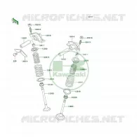 SOUPAPE pour Kawasaki KLF300 1996