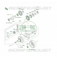 VILEBREQUIN pour Kawasaki KLF300 1996