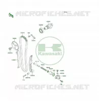 ARBRE A CAME/TENDEUR pour Kawasaki KLF300 4X4 1999