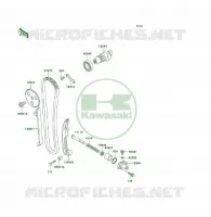 ARBRE A CAME/TENDEUR pour Kawasaki KLF300 4X4 1999