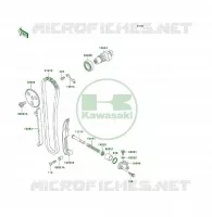 ARBRE A CAME/TENDEUR pour Kawasaki KLF300 4X4 1993