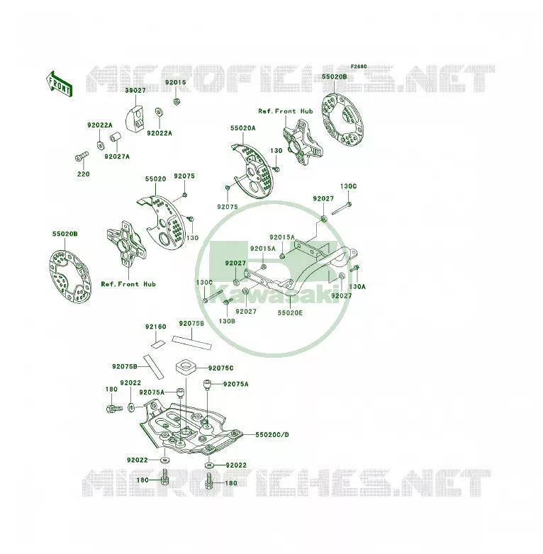 PROTECTION(S) Kawasaki QUAD 250 2001 KSF250  KSF250-A15