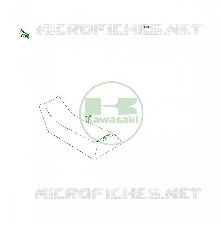 SELLE Kawasaki QUAD 250 2002 KSF250  KSF250-A16