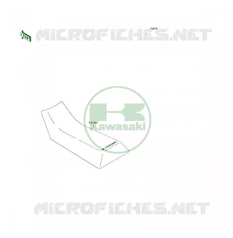 SELLE Kawasaki QUAD 250 2004 KSF250  KSF250-A18