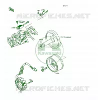 G&Eacute;N&Eacute;RATEUR pour Kawasaki KSF250 1991
