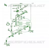 MAITRE CYLINDRE AV pour Kawasaki KSF250 1991