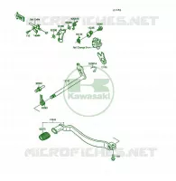 SELECTEUR pour Kawasaki KSF250 1991