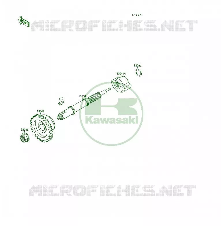 BALANCIER Kawasaki QUAD 250 1995 KSF250  KSF250-A9