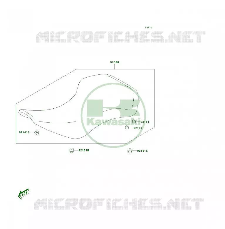 SELLE Kawasaki QUAD 400 2006 KFX400  KSF400A6F