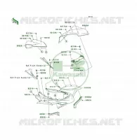 GARDE BOUE ARRI&Egrave;RE pour Kawasaki KFX450R 2012