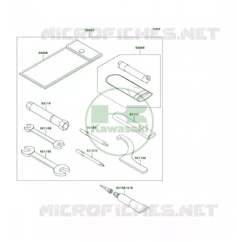 OUTIL UTILISATEUR Kawasaki QUAD 450 2014 KFX450R  KSF450BEF