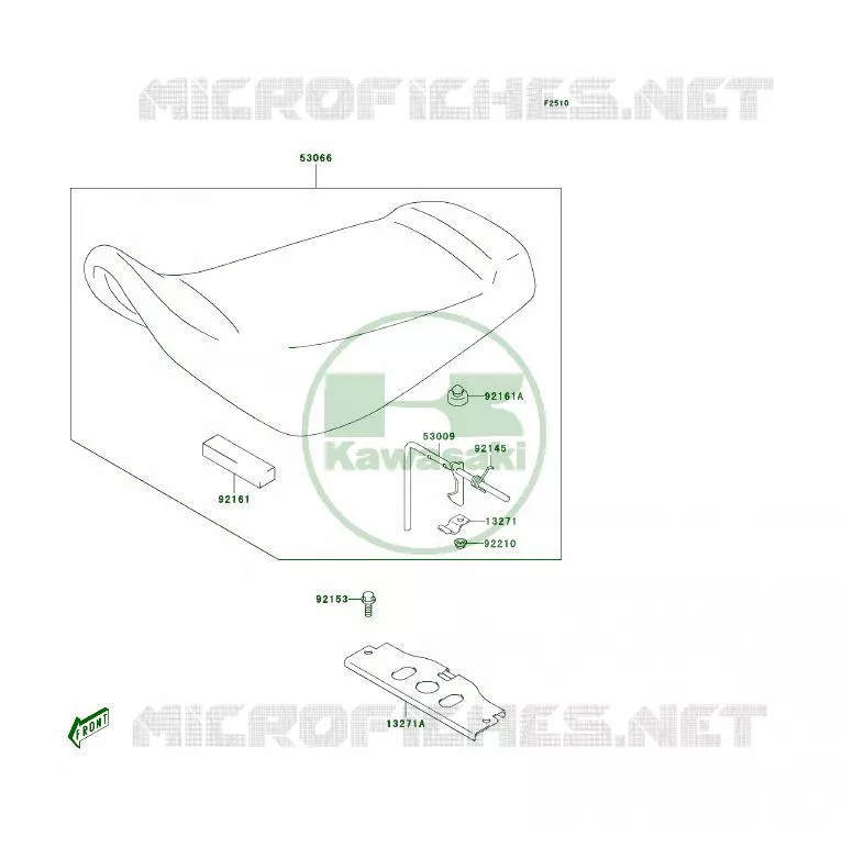 SELLE Kawasaki QUAD 50 2003 KFX50  KSF50-A1