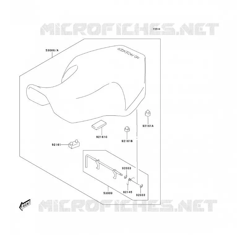 SELLE Kawasaki QUAD 80 2005 KFX80  KSF80-A3
