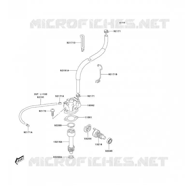 POMPE A HUILE/FILTRE &Agrave; HUILE Kawasaki QUAD 80 2006 KFX80  KSF80A6F