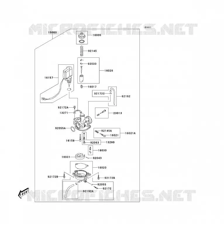 CARBURATEUR Kawasaki QUAD 90 2007 KFX90  KSF90A7F