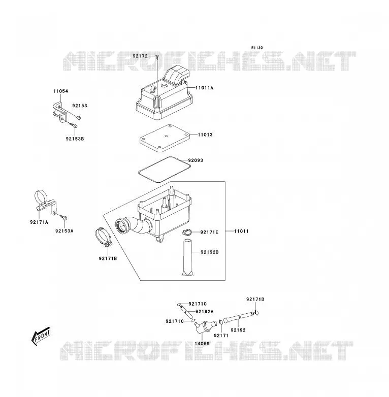 FILTRE A AIR Kawasaki QUAD 90 2007 KFX90  KSF90A7F
