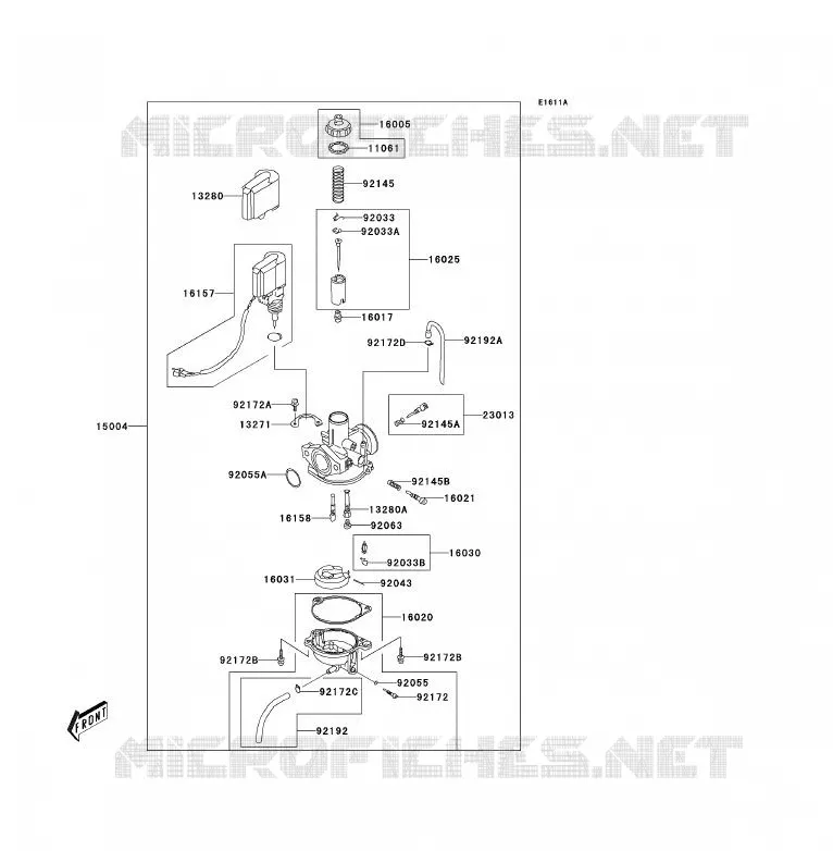 CARBURATEUR Kawasaki QUAD 90 2008 KFX90  KSF90A8F
