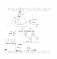 RESERVOIR CARBURANT pour Kawasaki KFX90 2009