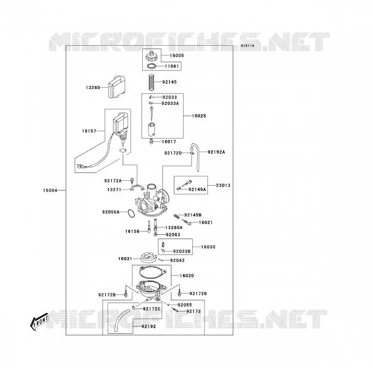 CARBURATEUR Kawasaki QUAD 90 2010 KFX90  KSF90AAF