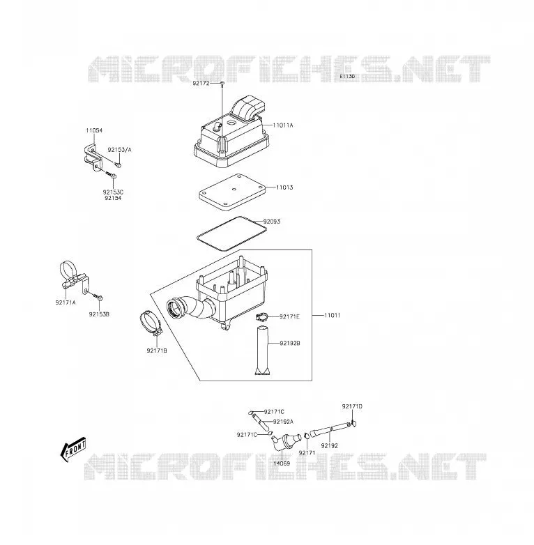 FILTRE A AIR Kawasaki QUAD 90 2012 KFX90  KSF90ACF