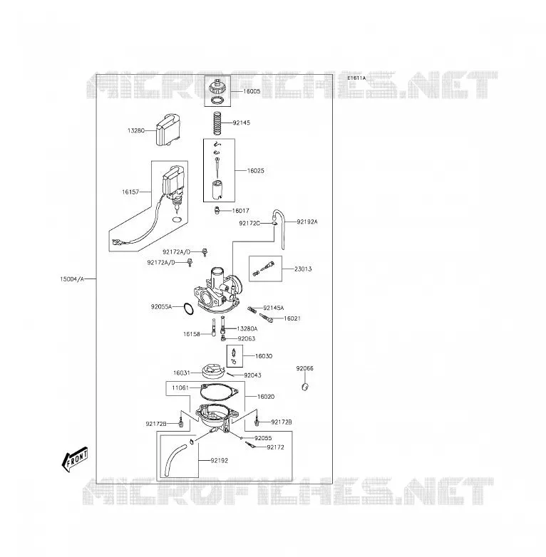 CARBURATEUR Kawasaki QUAD 90 2014 KFX90  KSF90AEF