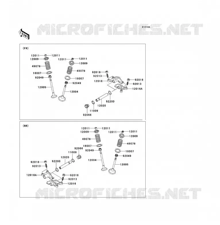 SOUPAPE Kawasaki QUAD 700 2005 KFX700  KSV700-A2