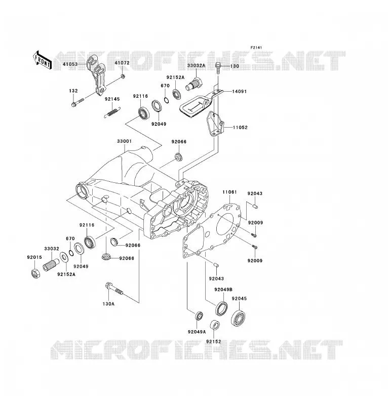 BRAS OSCILLANT Kawasaki QUAD 700 2005 KFX700  KSV700-A2