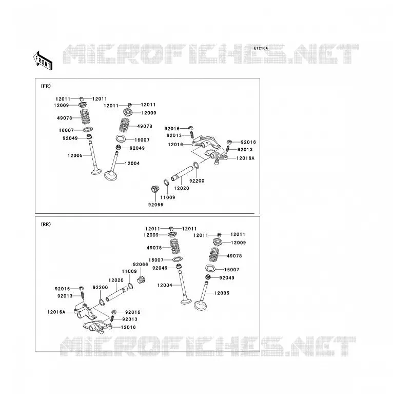 SOUPAPE Kawasaki QUAD 700 2005 KFX700  KSV700-A2
