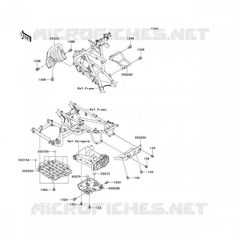 PROTECTION(S) Kawasaki QUAD 700 2005 KFX700  KSV700-A2