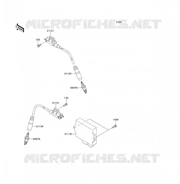 SYSTEME D&acute;ALLUMAGE Kawasaki QUAD 700 2006 KFX700  KSV700A6F