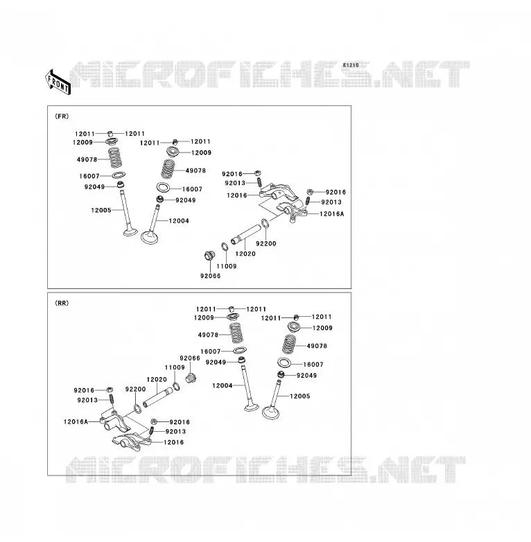 SOUPAPE Kawasaki QUAD 700 2009 KFX700  KSV700A9F