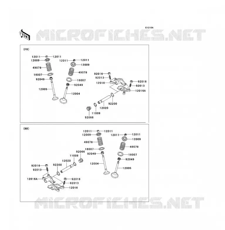 SOUPAPE Kawasaki QUAD 700 2005 KFX700  KSV700-B2