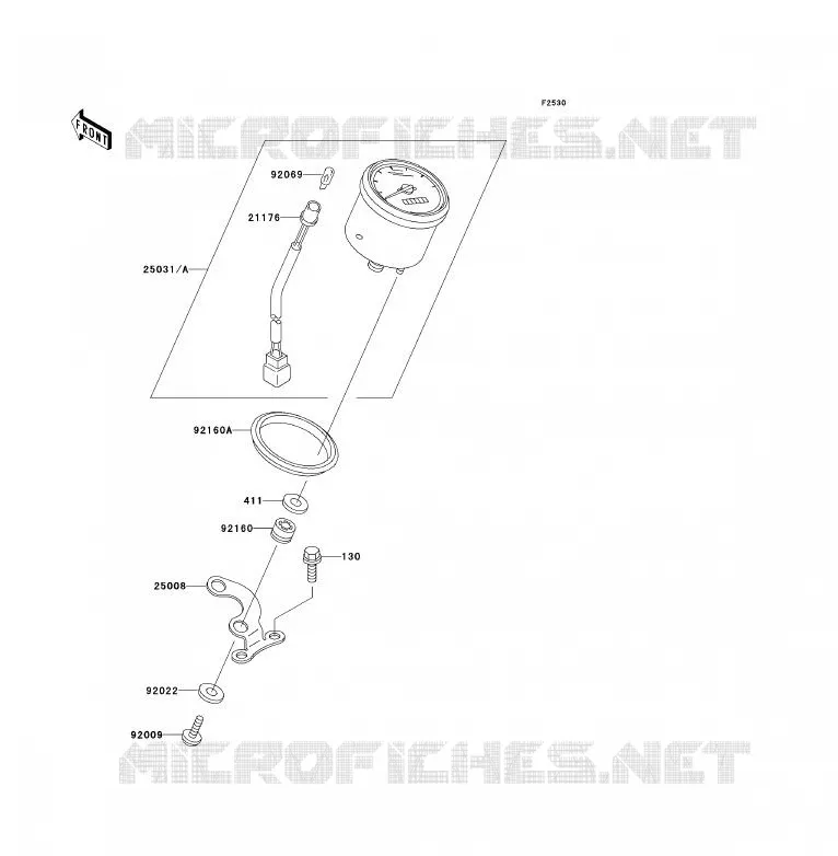 COMPTEURS Kawasaki QUAD 300 2000 KVF300 4X4  KVF300-A2
