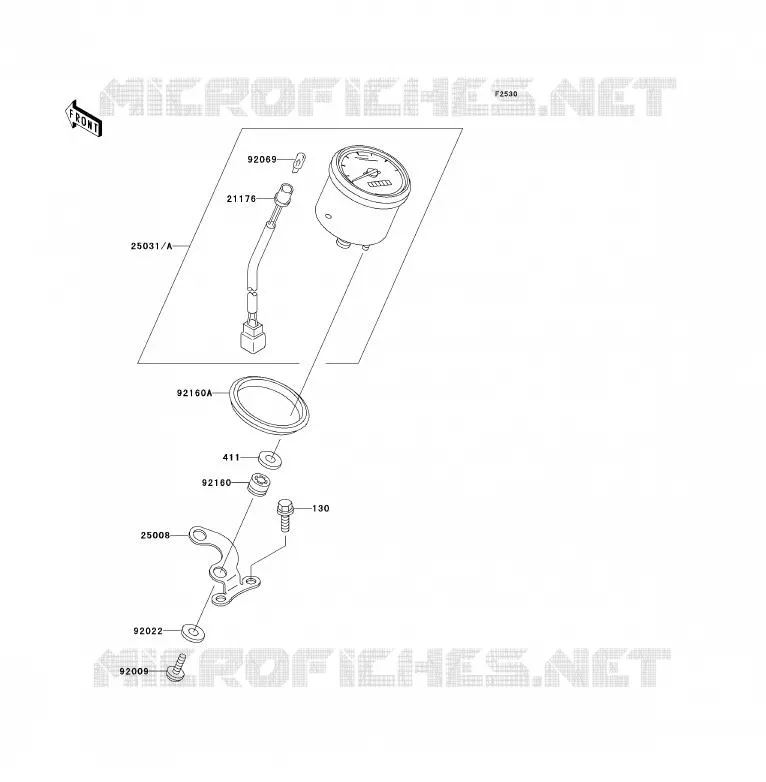 COMPTEURS Kawasaki QUAD 300 2000 KVF300  KVF300-B2