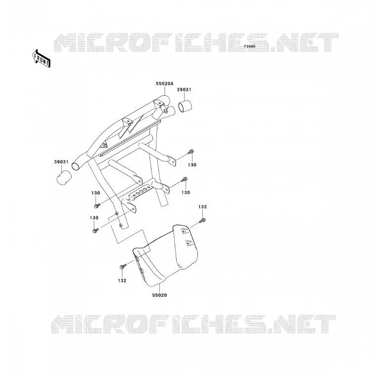 PROTECTION(S) Kawasaki QUAD 300 2000 KVF300  KVF300-B2