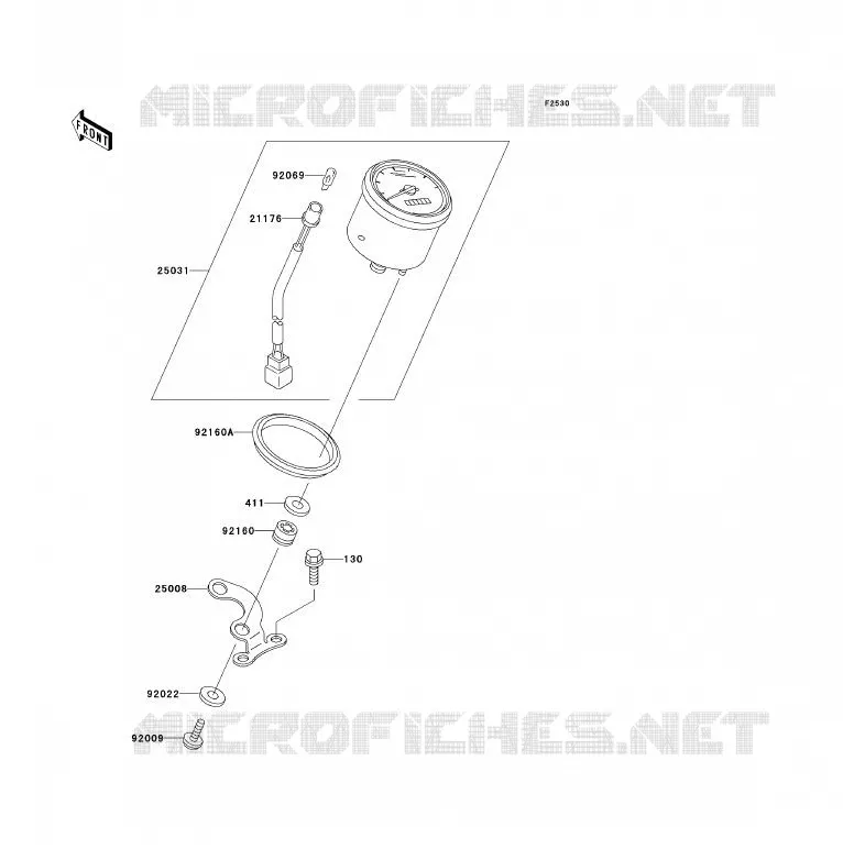 COMPTEURS(CN) Kawasaki QUAD 300 2000 KVF300  KVF300-B2