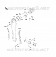 ARBRE A CAME/TENDEUR pour Kawasaki KVF360 4X4 2004