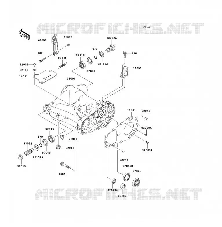 BRAS OSCILLANT Kawasaki QUAD 360 2005 KVF360 4X4  KVF360-A3