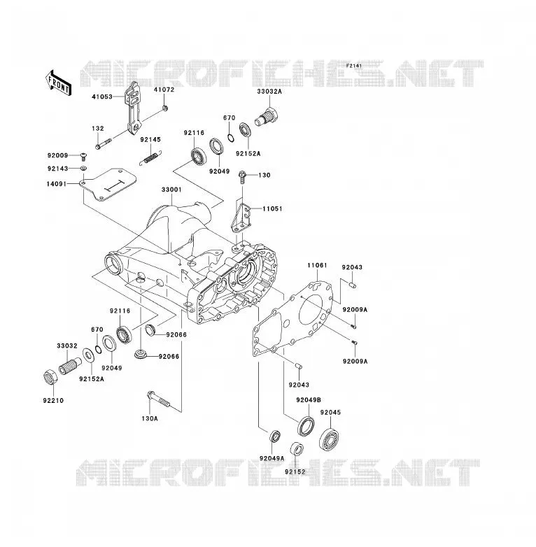 BRAS OSCILLANT Kawasaki QUAD 360 2006 KVF360 4X4  KVF360A6F