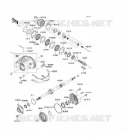 ARBRE DE TRANSMISSION(ARRI&Egrave;RE) pour Kawasaki KVF360 4X4 2009