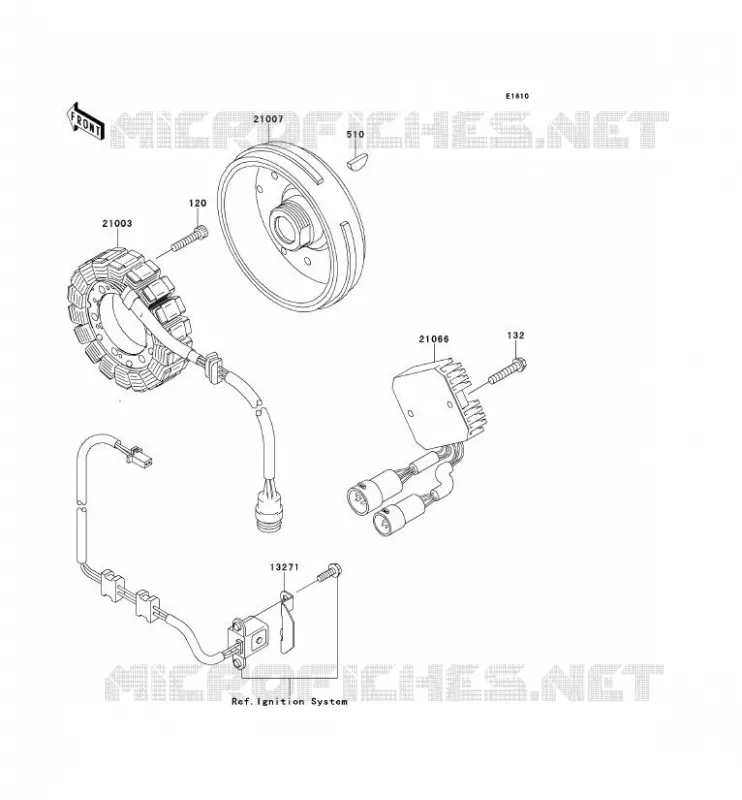 G&Eacute;N&Eacute;RATEUR Kawasaki QUAD 360 2012 KVF360 4X4  KVF360ACF